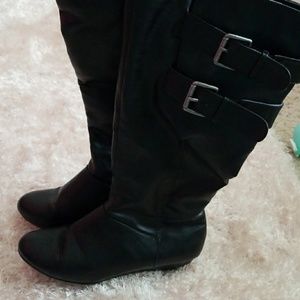 Tamara 44 womens Heeled Black Boots